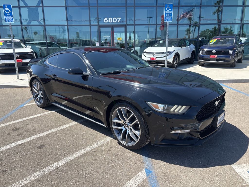Used 2015 Ford Mustang EcoBoost Premium with VIN 1FA6P8TH2F5382684 for sale in Gilroy, CA