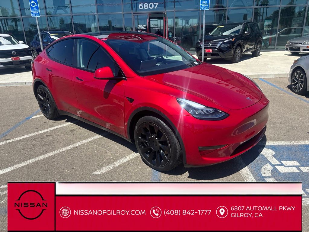 Used 2020 Tesla Model Y Long Range with VIN 5YJYGDEE0LF029465 for sale in Gilroy, CA