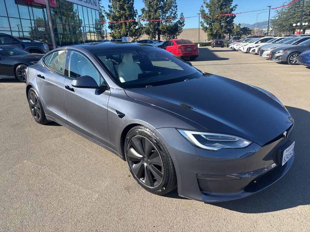Used 2022 Tesla Model S Base with VIN 5YJSA1E57NF459311 for sale in Gilroy, CA