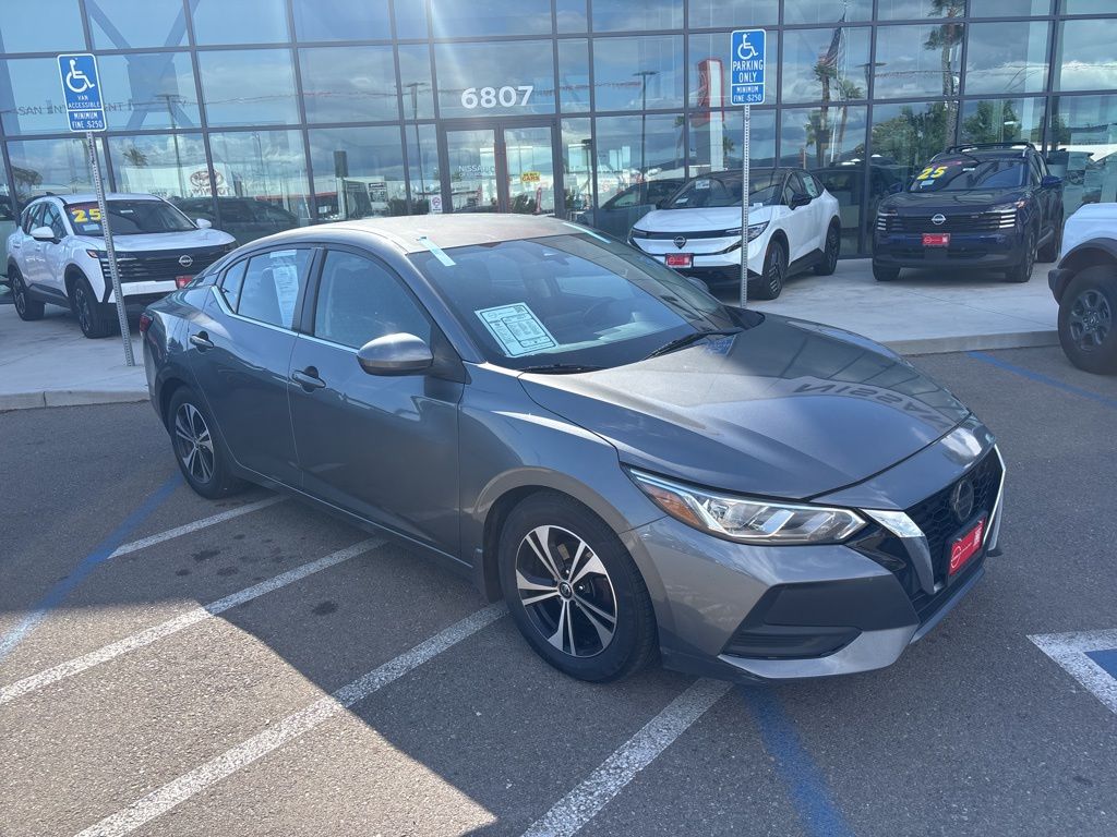 Used 2021 Nissan Sentra SV with VIN 3N1AB8CV0MY288783 for sale in Gilroy, CA