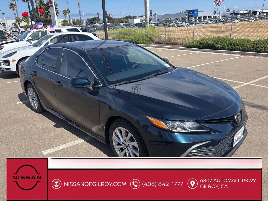 Used 2021 Toyota Camry LE with VIN 4T1C11AK9MU414131 for sale in Gilroy, CA