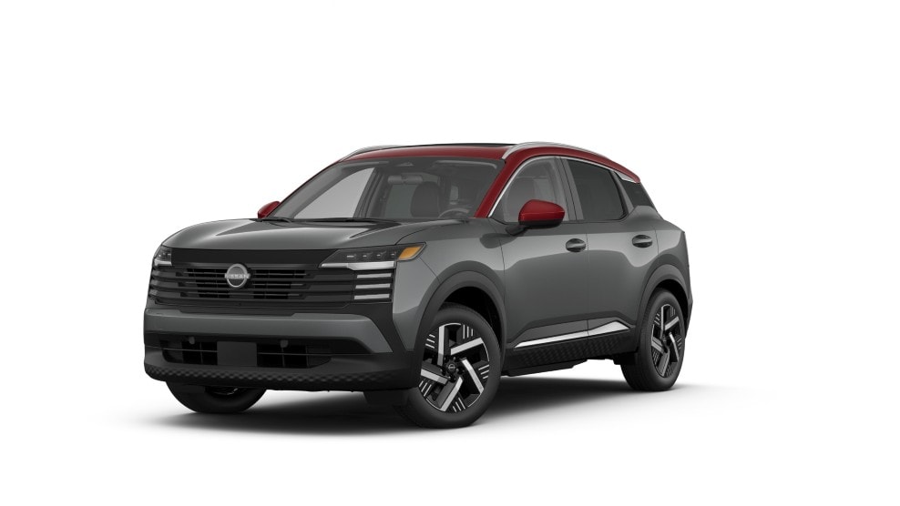 2027 Nissan Kicks SV shown in Scarlet Ember Tintcoat/Gun Metallic*