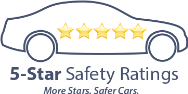  NHSTA 5-Star Safety Ratings Badge More Stars Safer Cars