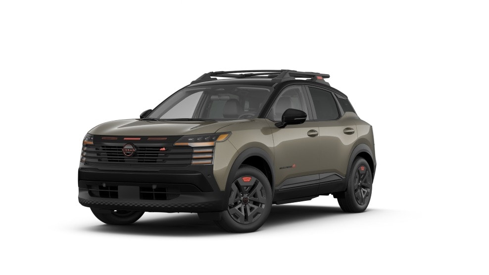 2027 Nissan Kicks Rock Creek shown in Super Black/Canyon Bronze Metallic*