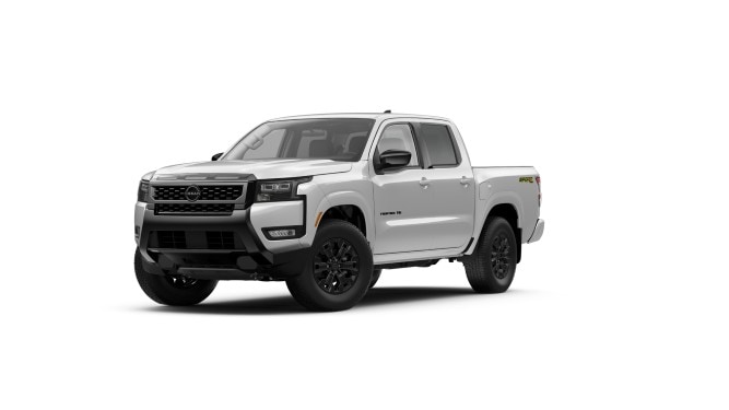 2027 Nissan Frontier Crew Cab Sport shown in Glacier White