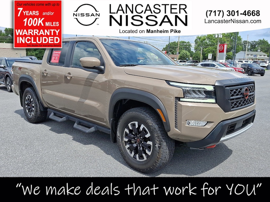 Certified 2023 Nissan Frontier PRO-4X Crew Cab 4x4 PRO-4X Auto *Ltd Avail*
