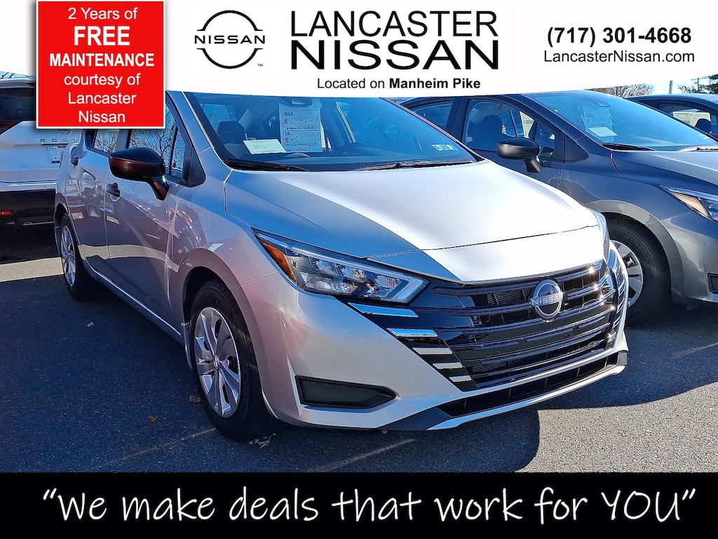 New 2025 Nissan Versa 1.6 S Sedan