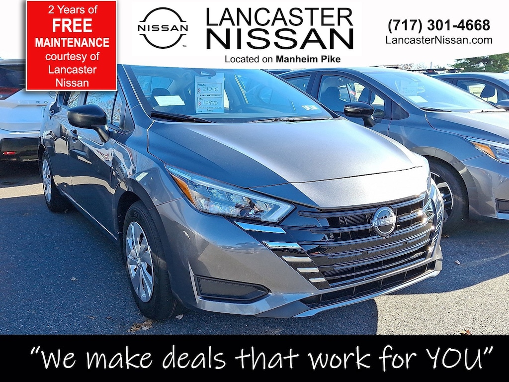 New 2025 Nissan Versa 1.6 S Sedan