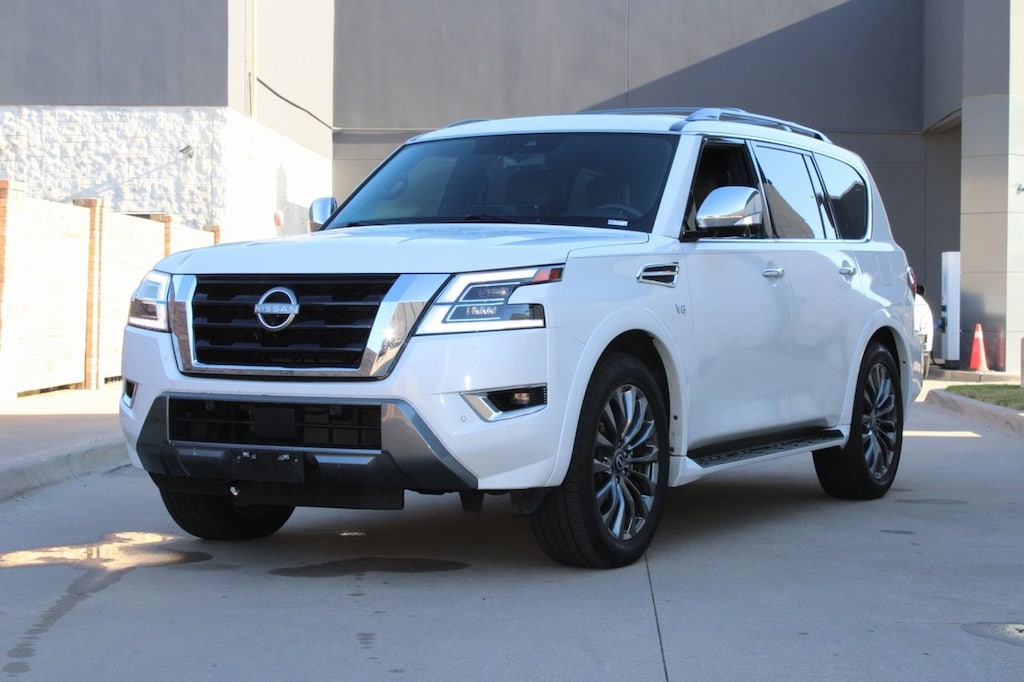 Used 2022 Nissan Armada Platinum w/Nav/Reardvds/CaptainSchairs SUV