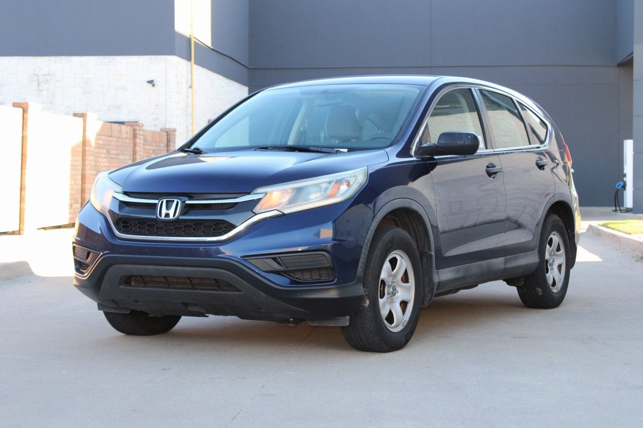 Used 2015 Honda CR-V LX with VIN 2HKRM3H32FH536777 for sale in McKinney, TX