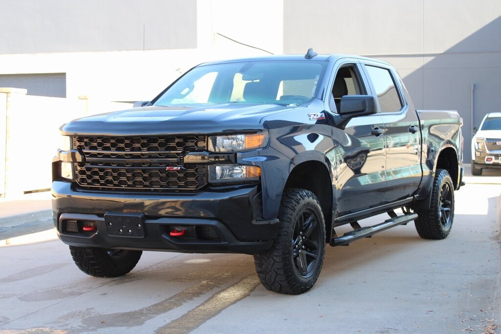 Used 2021 Chevrolet Silverado 1500 Custom Trail Boss Truck Crew Cab