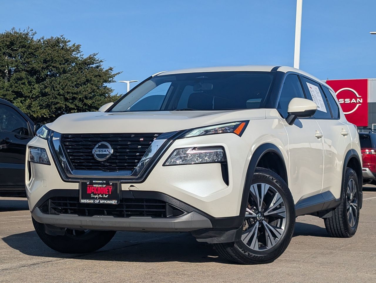 Used 2021 Nissan Rogue SV with VIN JN8AT3BA8MW013640 for sale in McKinney, TX