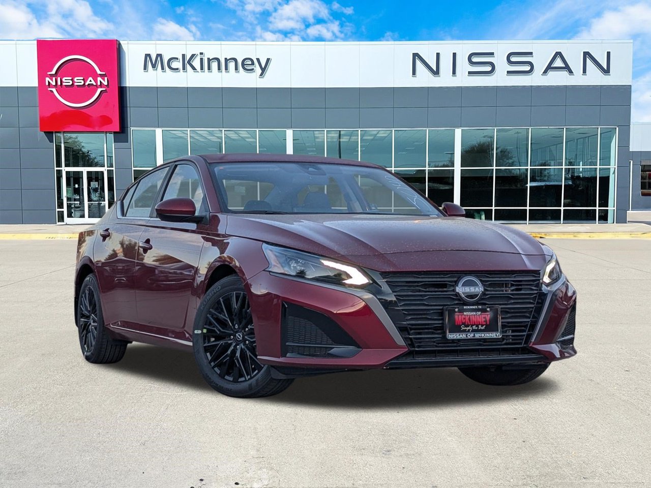 Red (Scarlet Ember Tintcoat) 2026 Nissan Altima Sedan Front-Wheel Drive Continuously Variable Transmission
