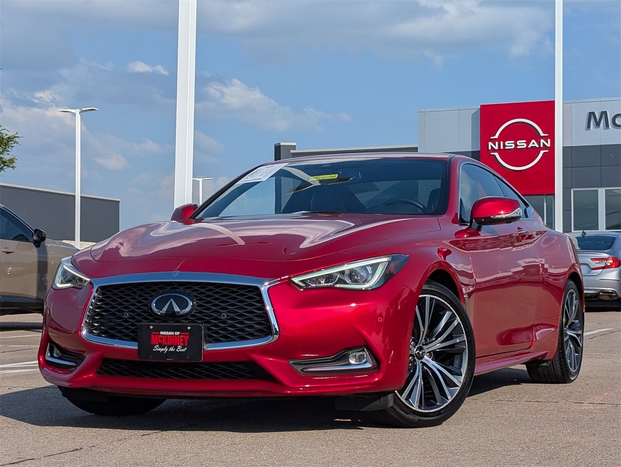 Used 2022 INFINITI Q60 Coupe LUXE with VIN JN1EV7KL6NM630549 for sale in Mckinney, TX