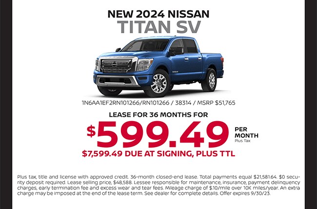 New 2024 Nissan Titan SV