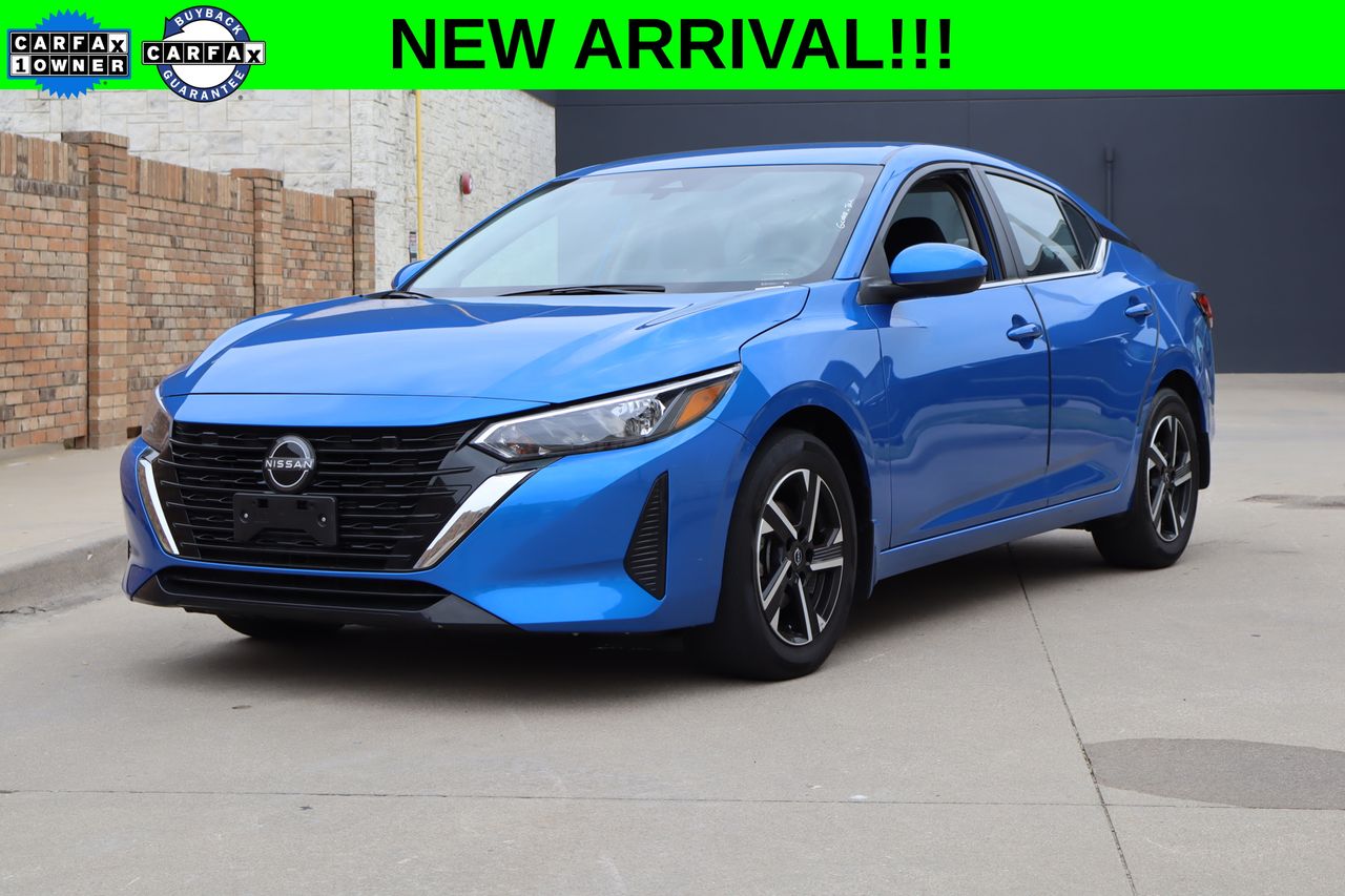 Electric Blue 2024 Nissan Sentra Sedan Front-Wheel Drive Continuously Variable Transmission