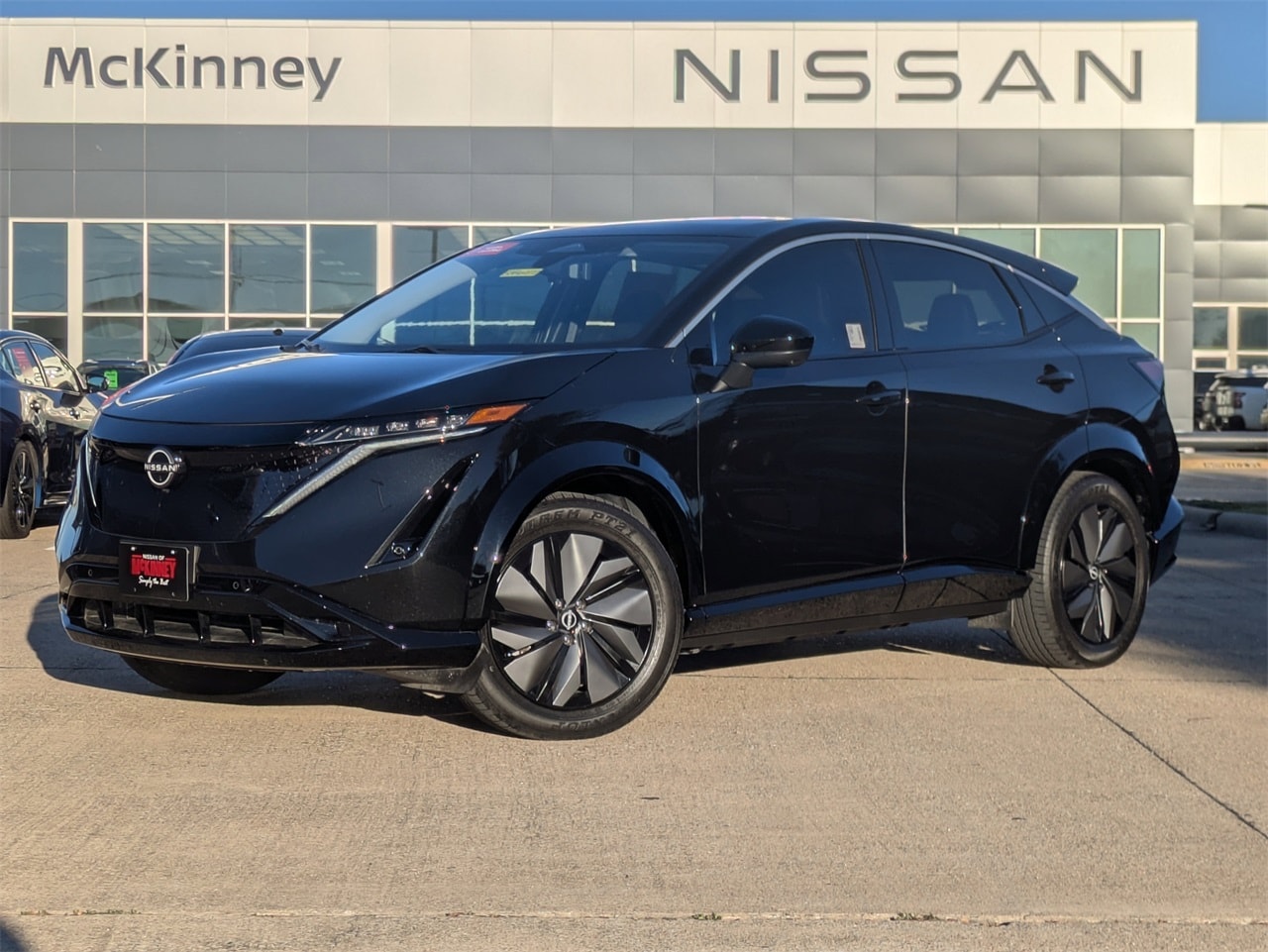 Certified 2025 Nissan ARIYA Evolve+ with VIN JN8BF0BE6SM460070 for sale in McKinney, TX