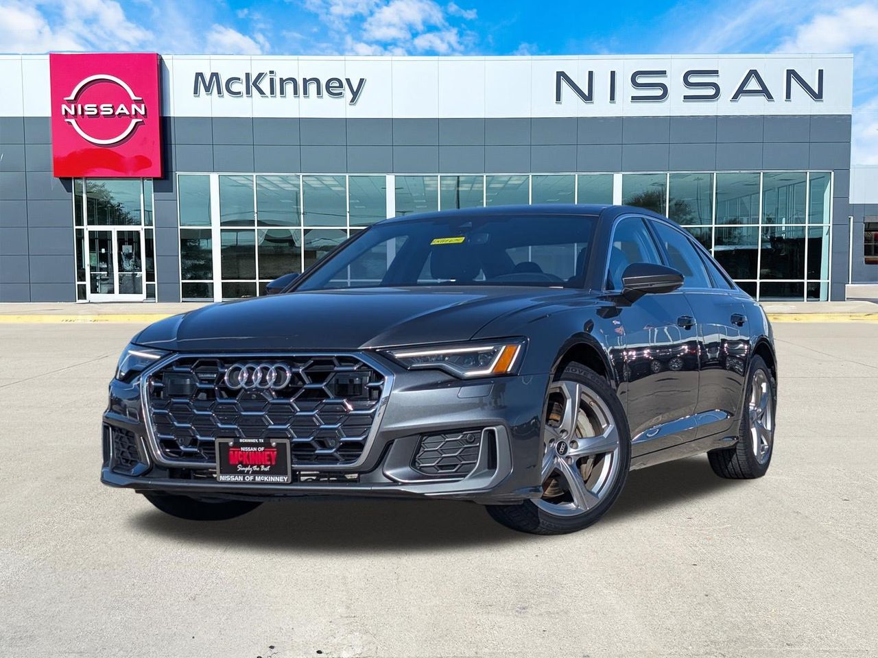Chronos Gray Metallic 2024 Audi A6 Sedan All-Wheel Drive Automatic