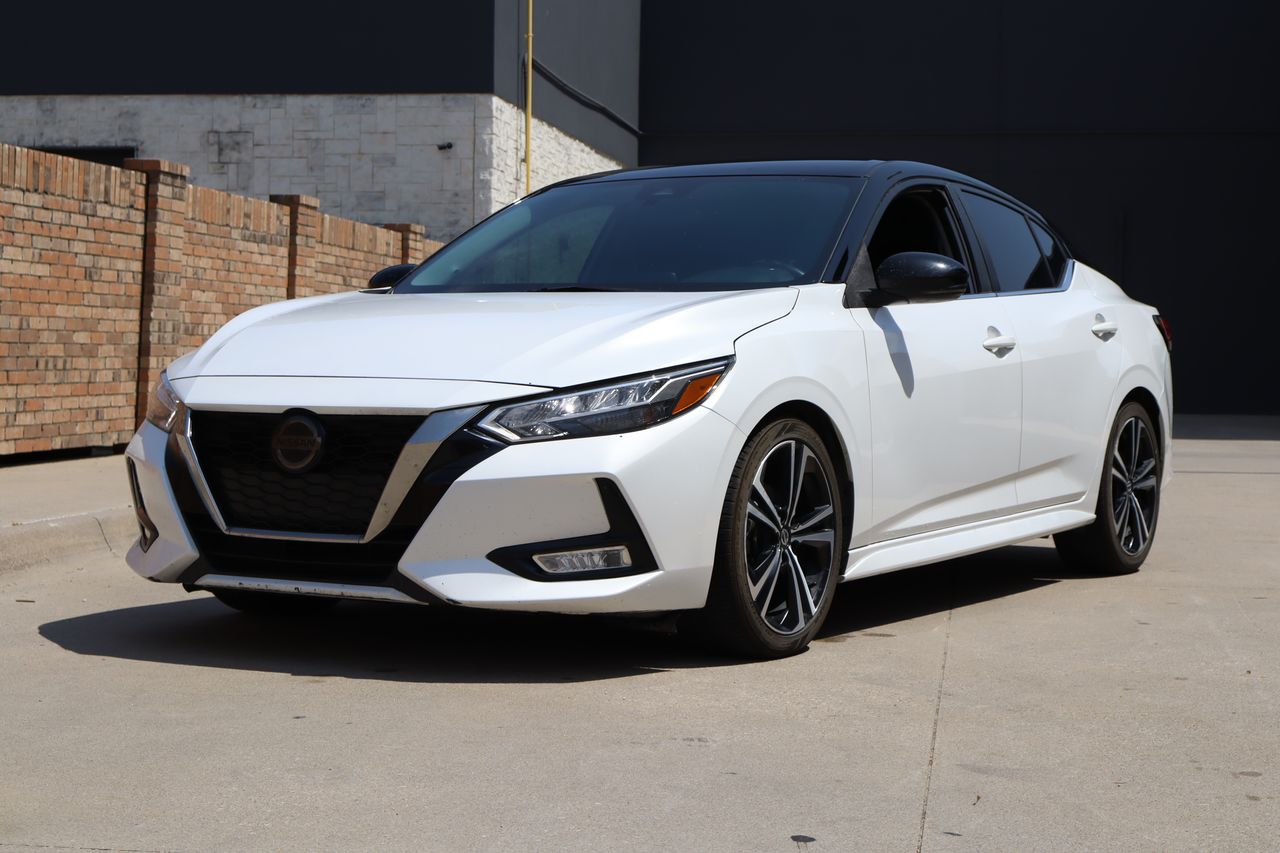Used 2021 Nissan Sentra SR with VIN 3N1AB8DV9MY223347 for sale in McKinney, TX