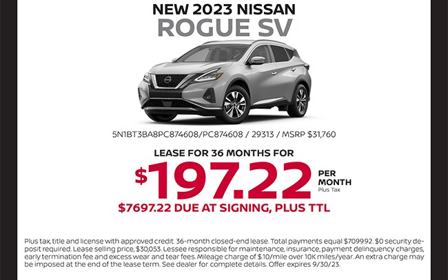 New 2023 Rogue SV