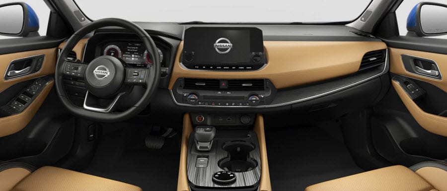 2021 Nissan Rogue dashboard