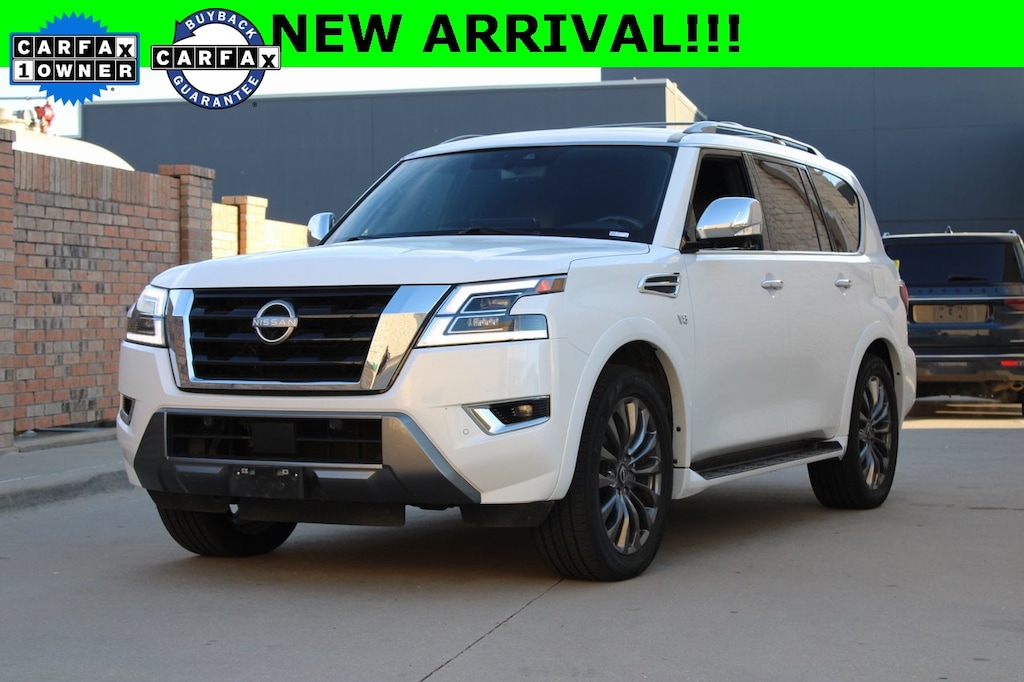Used 2021 Nissan Armada Platinum w/Nav/Reardvds/CaptainSchairspkg SUV