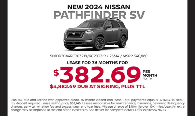 New 2024 Pathfinder SV