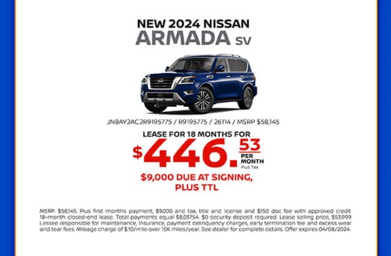 Dealer Specials Nissan of McKinney near Dallas Plano TX