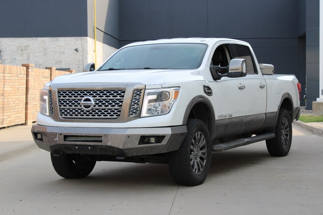 Used 2018 Nissan Titan XD Platinum Reserve with VIN 1N6BA1F40JN549642 for sale in Mckinney, TX