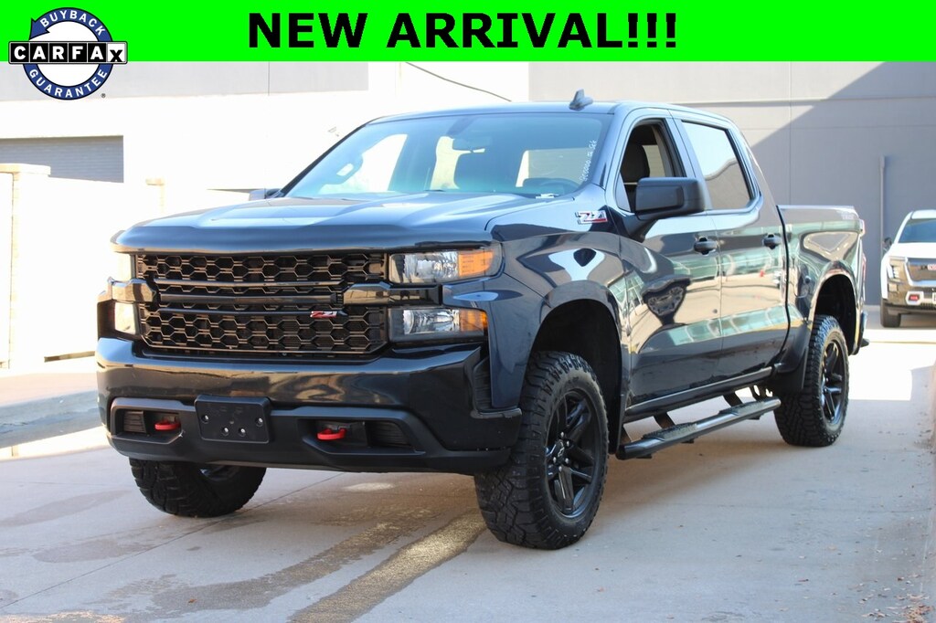 Used 2021 Chevrolet Silverado 1500 Custom Trail Boss Truck Crew Cab