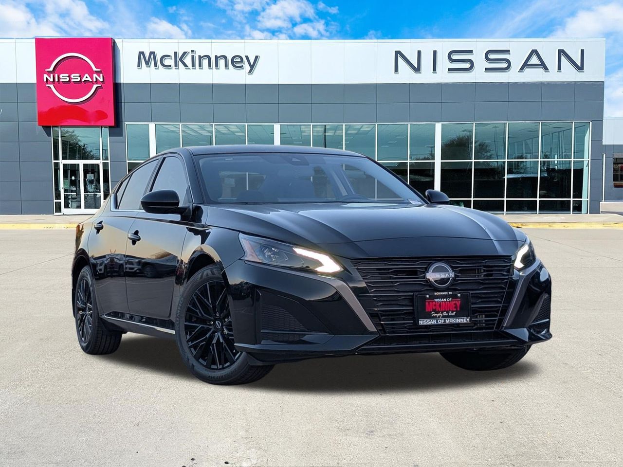Super Black 2026 Nissan Altima Sedan Front-Wheel Drive Continuously Variable Transmission