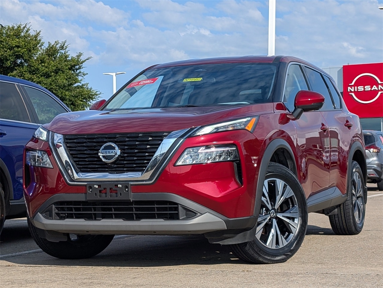 Certified 2021 Nissan Rogue SV with VIN 5N1AT3BA8MC787850 for sale in Mckinney, TX