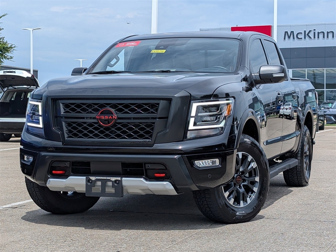 Certified 2024 Nissan Titan PRO-4X with VIN 1N6AA1ED3RN100738 for sale in Mckinney, TX