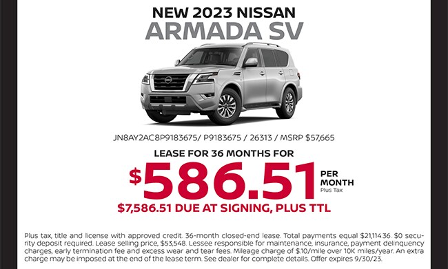 Lease Specials Nissan of McKinney