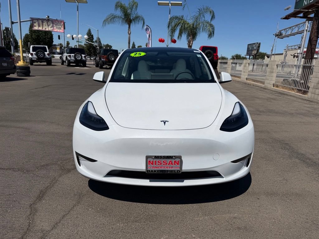 Used 2025 Tesla Model Y Long Range with VIN 7SAYGDED8SF226229 for sale in Bakersfield, CA
