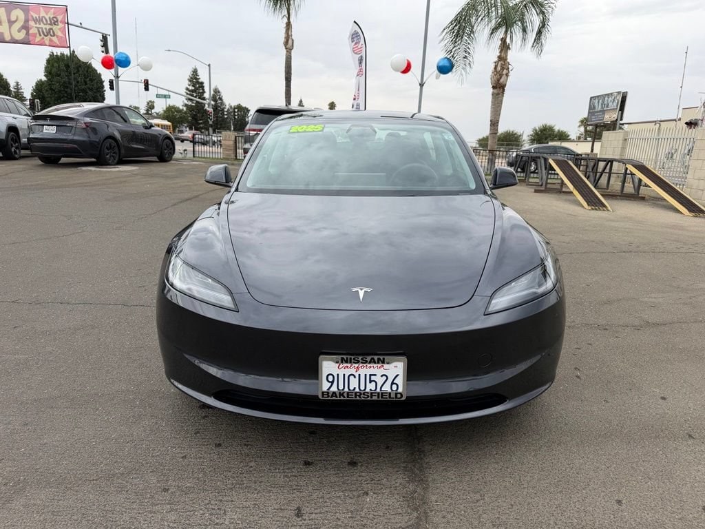 Used 2025 Tesla Model 3 Long Range with VIN 5YJ3E1EA5SF039628 for sale in Bakersfield, CA