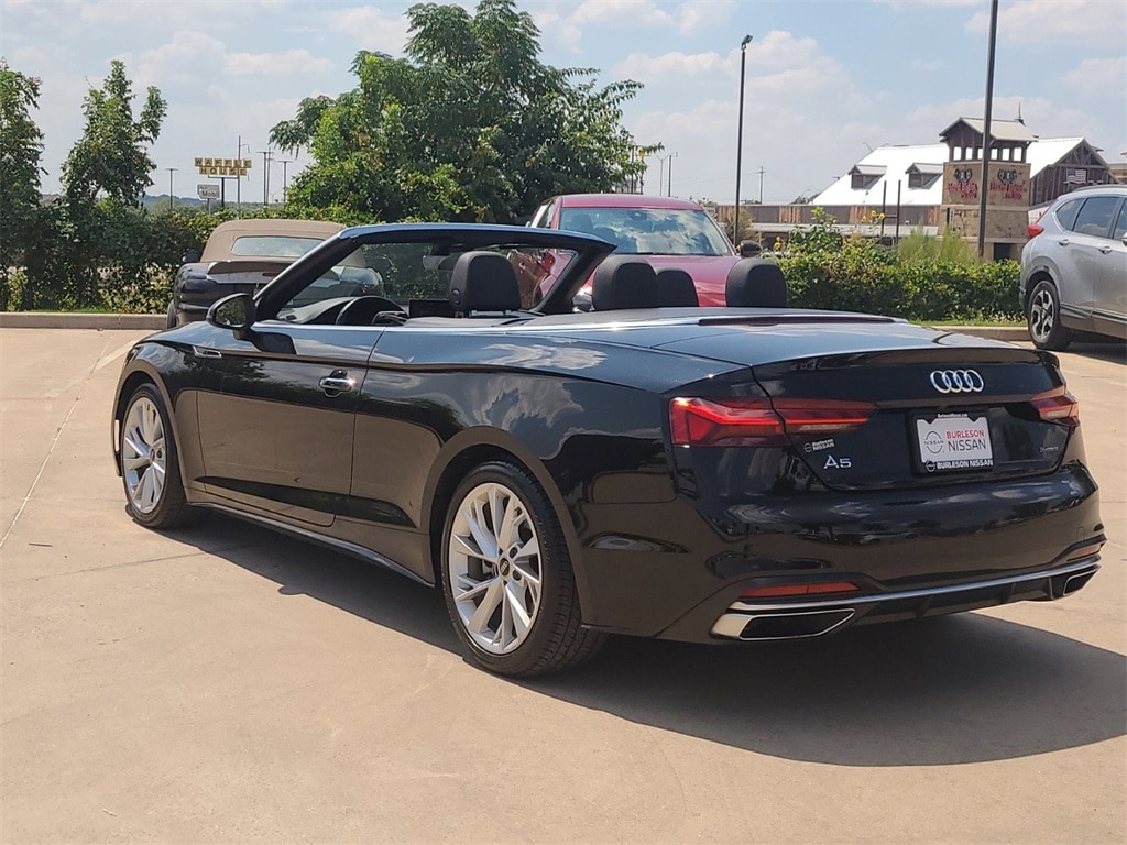 Used 2022 Audi A5 Cabriolet Premium with VIN WAU2AGF5XNN007675 for sale in Burleson, TX