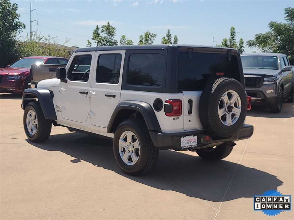 Used 2020 Jeep Wrangler Unlimited Sport S with VIN 1C4HJXDN9LW154562 for sale in Burleson, TX