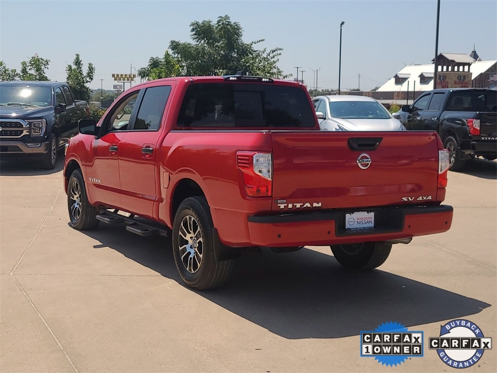 Certified 2022 Nissan Titan SV with VIN 1N6AA1ED2NN101390 for sale in Burleson, TX