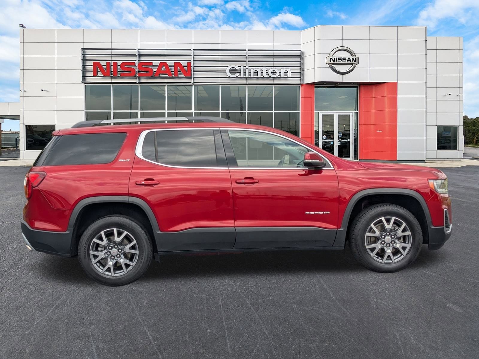 Certified 2023 GMC Acadia SLT with VIN 1GKKNML44PZ187480 for sale in Clinton, NC