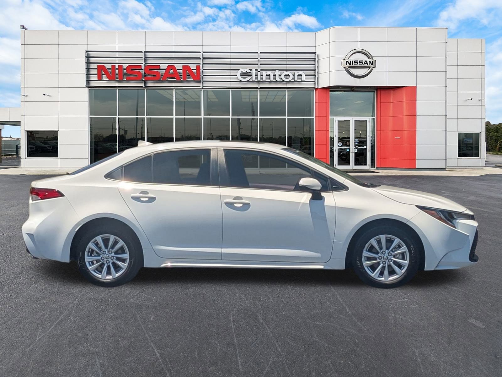 Certified 2023 Toyota Corolla LE with VIN JTDB4MEE9PJ004884 for sale in Clinton, NC