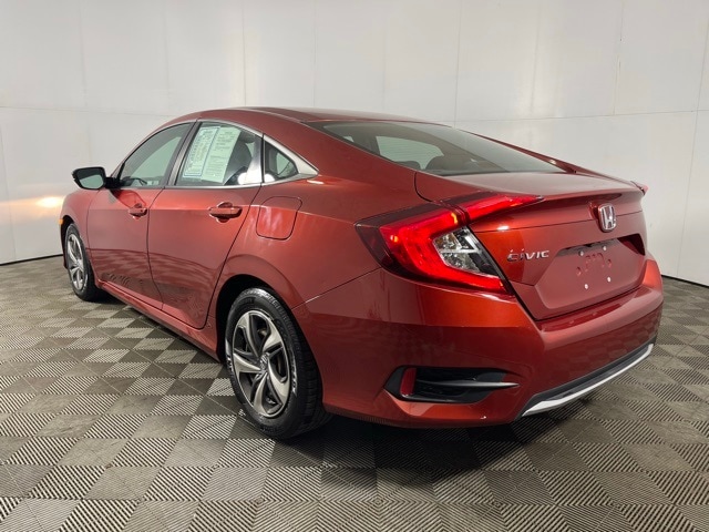 Used 2021 Honda Civic LX with VIN 2HGFC2F62MH527789 for sale in Columbus, IN