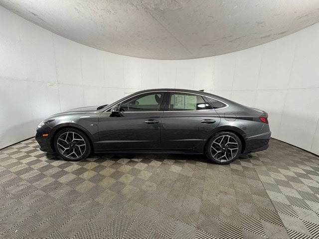 Used 2022 Hyundai Sonata N Line with VIN KMHL14JC4NA226839 for sale in Columbus, IN