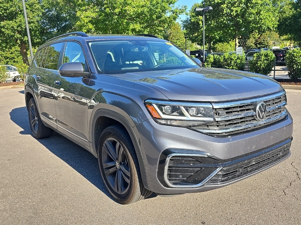 Used 2021 Volkswagen Atlas SE w/Tech R-Line with VIN 1V2PR2CA6MC561424 for sale in Franklin, TN