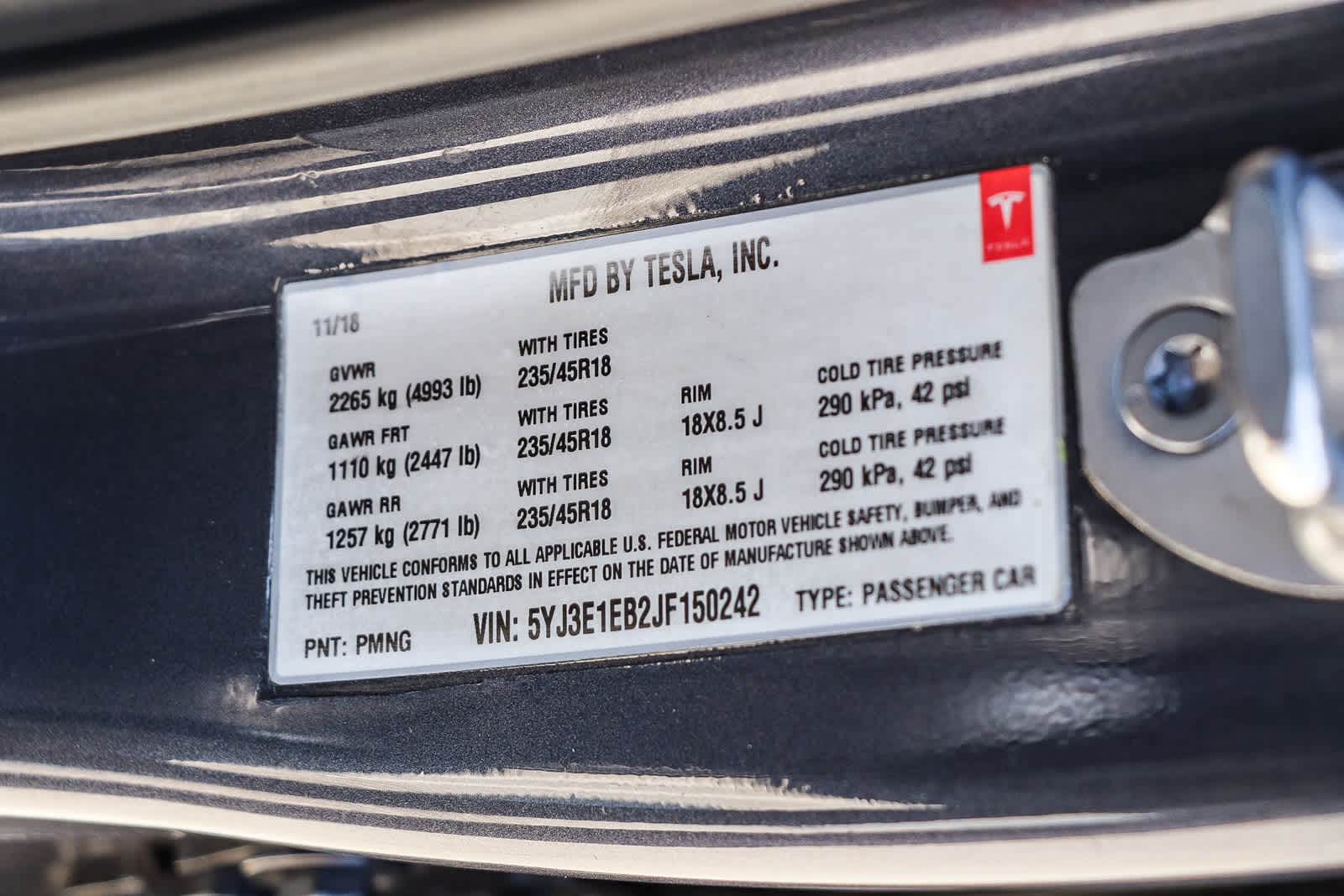 Thumbnail: 2018 Tesla Model 3 - 27