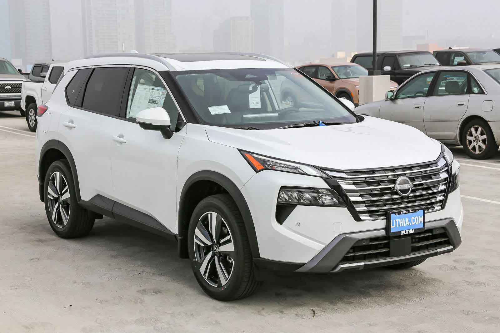 New 2025 Nissan Rogue SUV SL Everest White Pearl For Sale