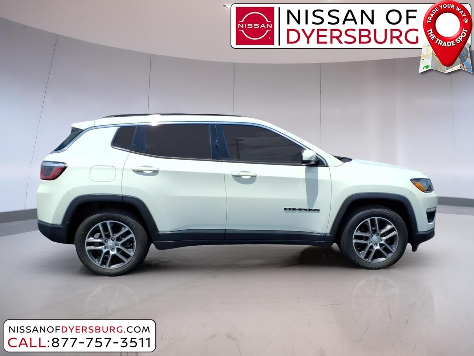 Used 2019 Jeep Compass Sun & Wheel with VIN 3C4NJCBB8KT832193 for sale in Dyersburg, TN