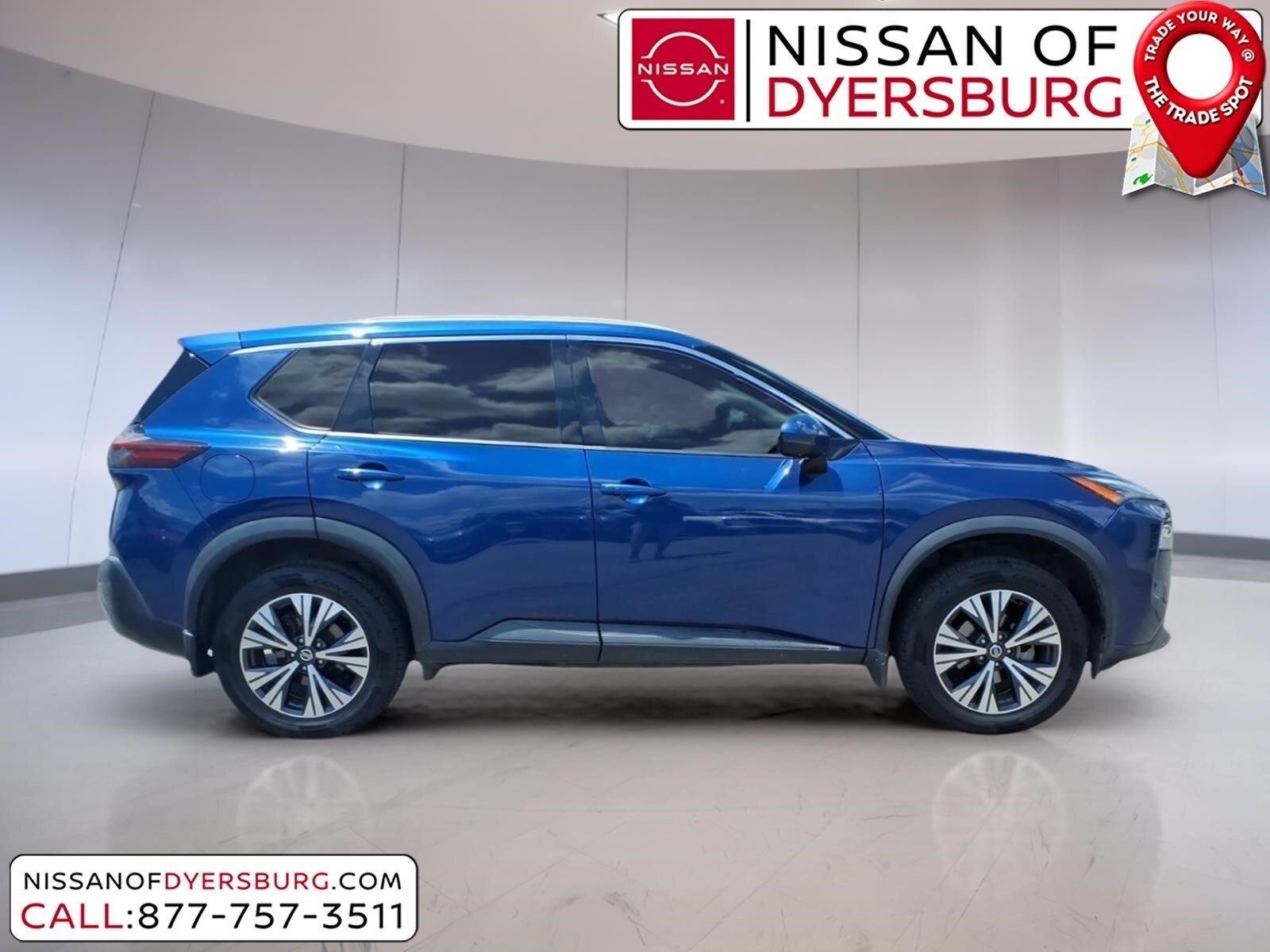 Used 2021 Nissan Rogue SV with VIN 5N1AT3BA6MC796692 for sale in Dyersburg, TN