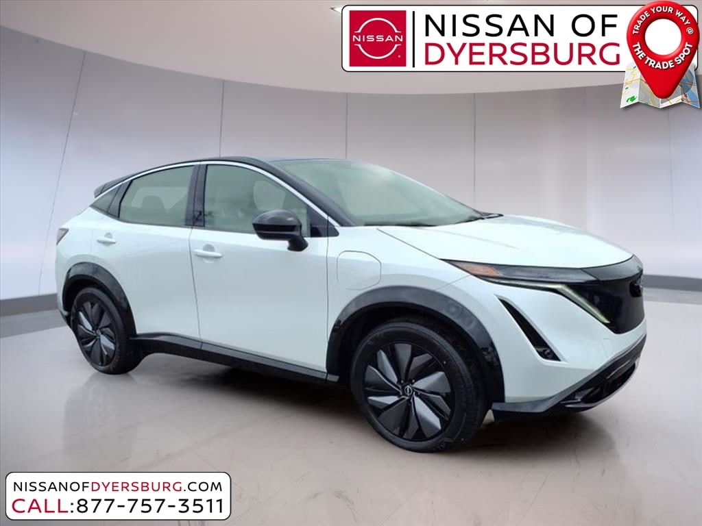 Used 2023 Nissan Ariya Engage with VIN JN1AF0BA9PM400735 for sale in Dyersburg, TN