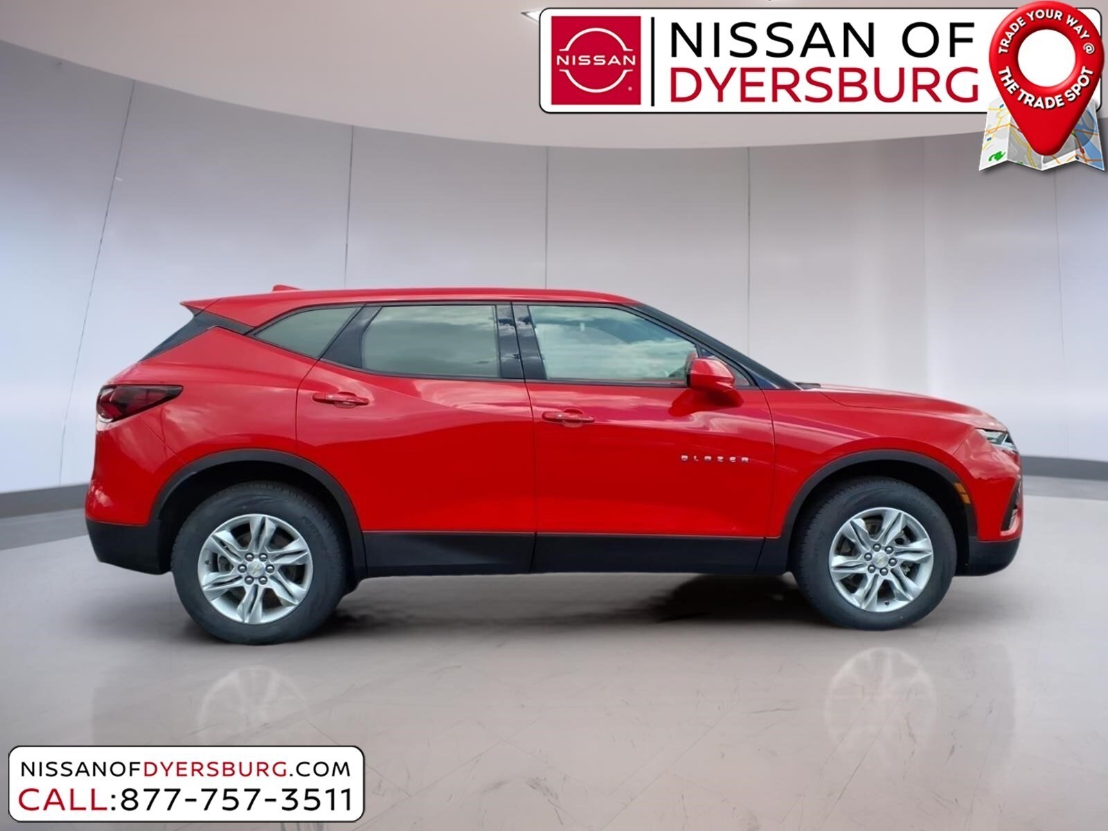Used 2021 Chevrolet Blazer 2LT with VIN 3GNKBCR41MS582609 for sale in Dyersburg, TN